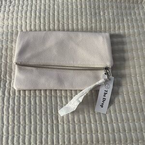 The Drop Cream Clutch Wristlet